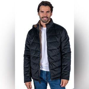 Men’s Reversible puffer / corduroy jacket